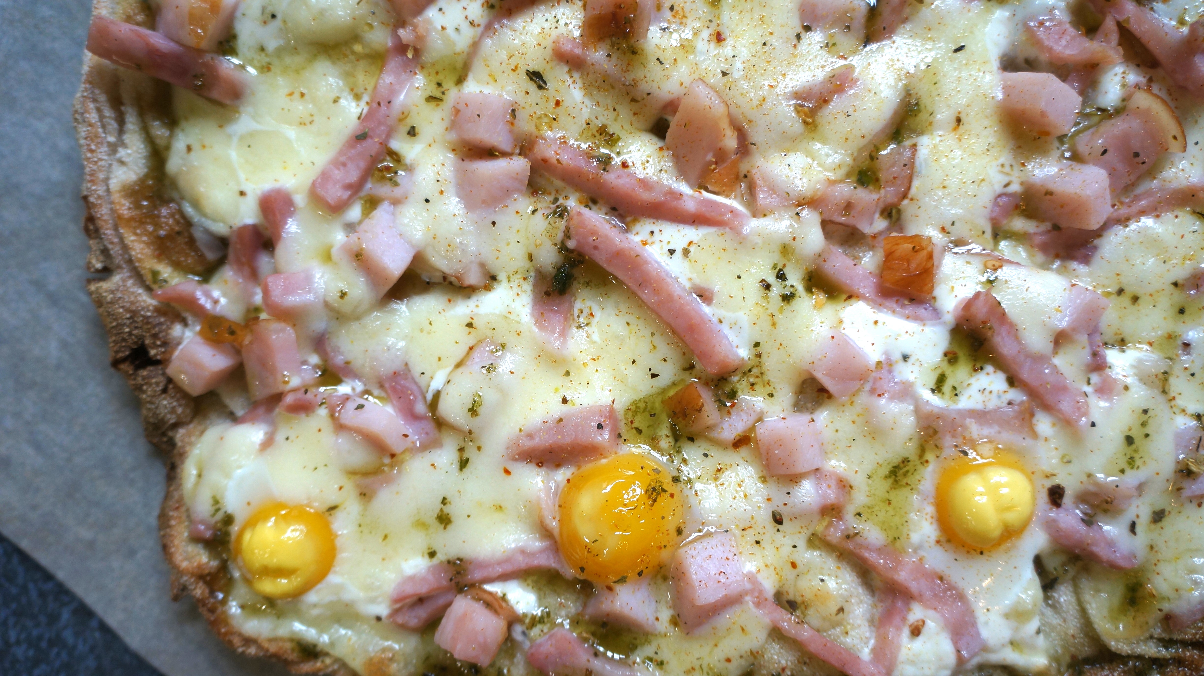 Римская пицца Карбонара