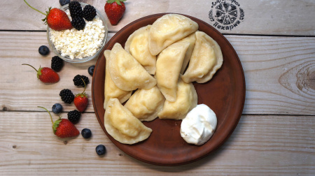 Вареники домашние с творогом 250 г