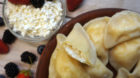 Вареники домашние с творогом 250 г