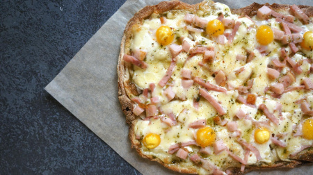 Римская пицца Карбонара